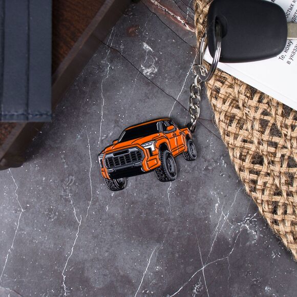 Tundra Accessories Metal Tundra Keychain 2024 2023 - Key Ring Toy Truck - Picture 6 of 10